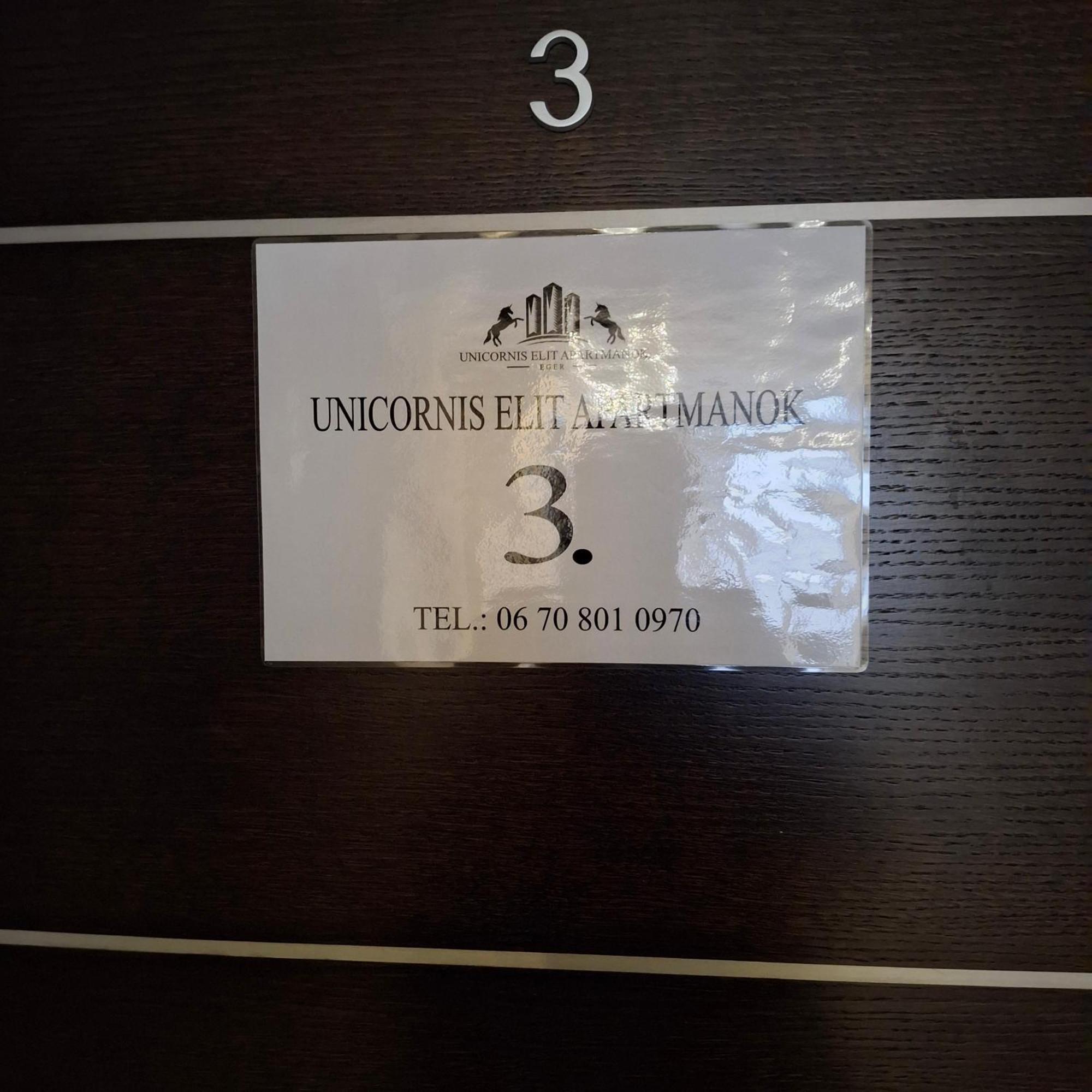 Unicorniselit Apartmanok Eger Buitenkant foto